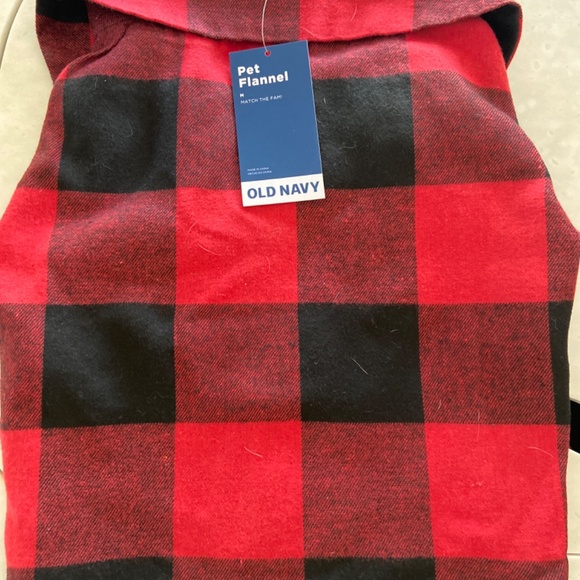 Old Navy: Pet Flannel Shirt NWT - Picture 2 of 4